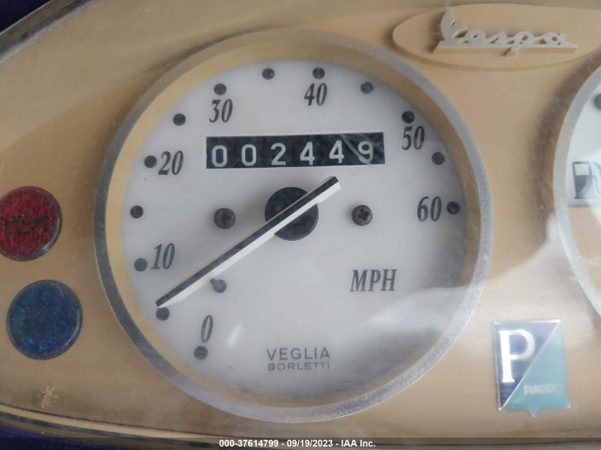 2001 VESPA C161C ZAPC161C715001168