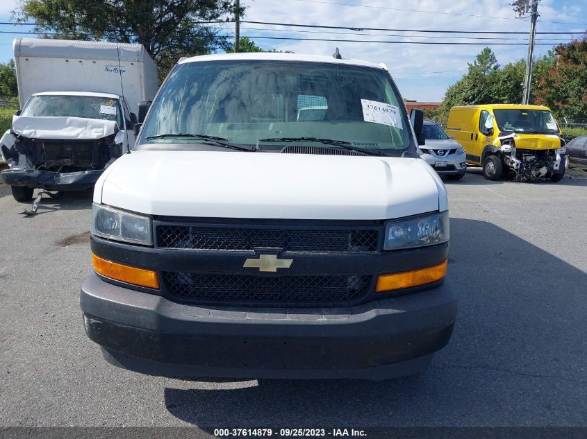 2020 CHEVROLET EXPRESS CARGO RWD 2500 EXTENDED WHEELBASE WT 1GCWGBFG9L1150418