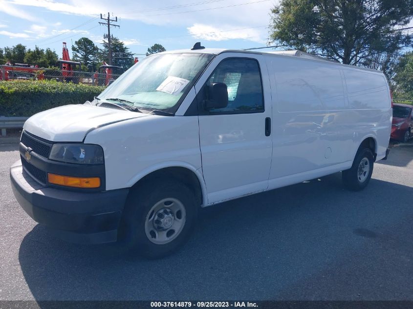 2020 CHEVROLET EXPRESS CARGO RWD 2500 EXTENDED WHEELBASE WT 1GCWGBFG9L1150418