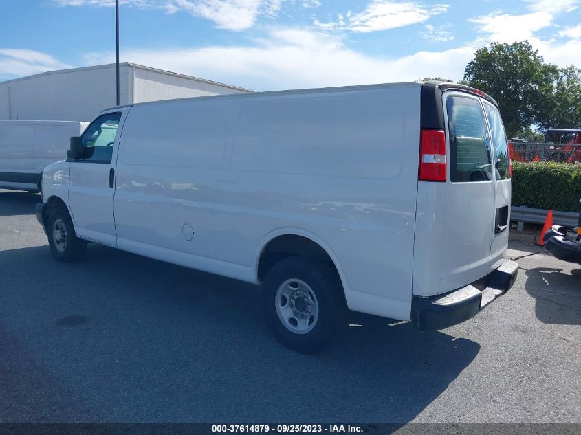 2020 CHEVROLET EXPRESS CARGO RWD 2500 EXTENDED WHEELBASE WT 1GCWGBFG9L1150418