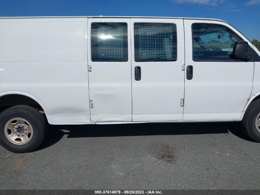 2020 CHEVROLET EXPRESS CARGO RWD 2500 EXTENDED WHEELBASE WT 1GCWGBFG9L1150418