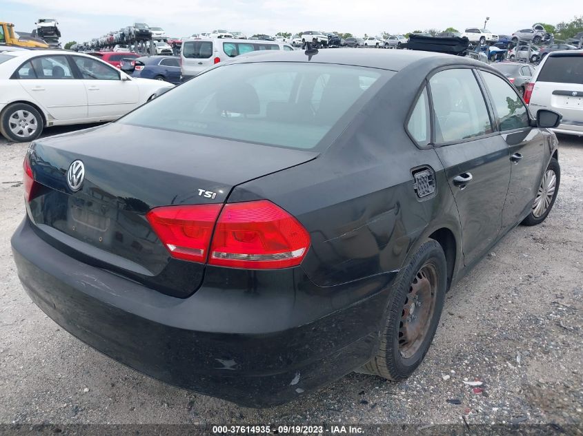 2014 VOLKSWAGEN PASSAT S - 1VWAT7A34EC024415