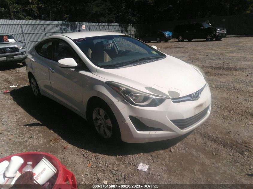 2016 HYUNDAI ELANTRA SE - 5NPDH4AE5GH710987