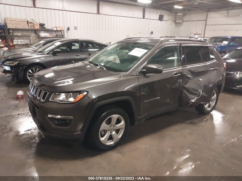 VIN 3C4NJDBB2MT540080 2021 JEEP COMPASS LATITUDE