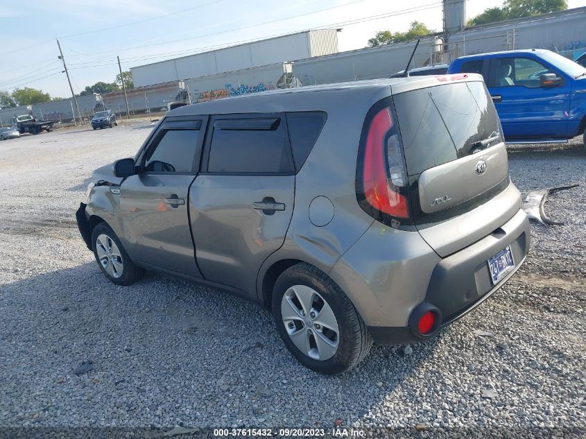 2016 KIA SOUL BASE - KNDJN2A21G7267621