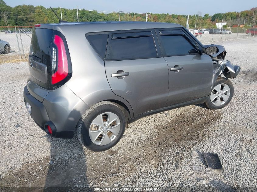 2016 KIA SOUL BASE - KNDJN2A21G7267621