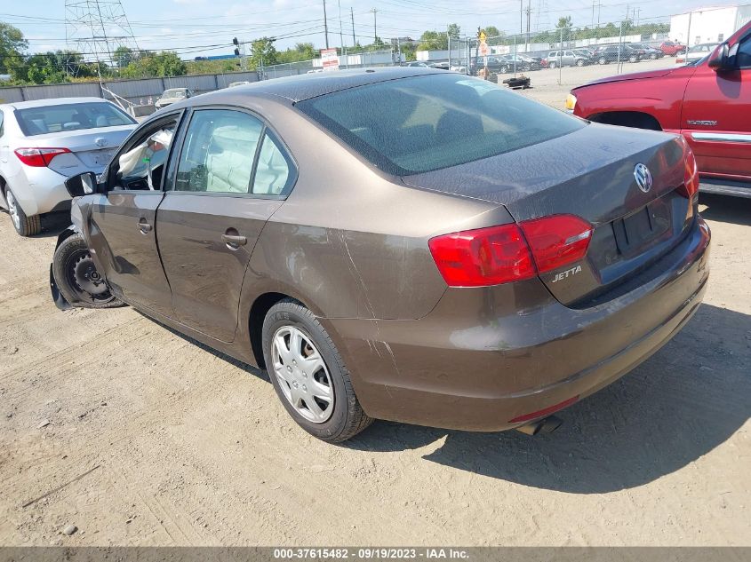 2014 VOLKSWAGEN JETTA SEDAN S - 3VW2K7AJ5EM208315