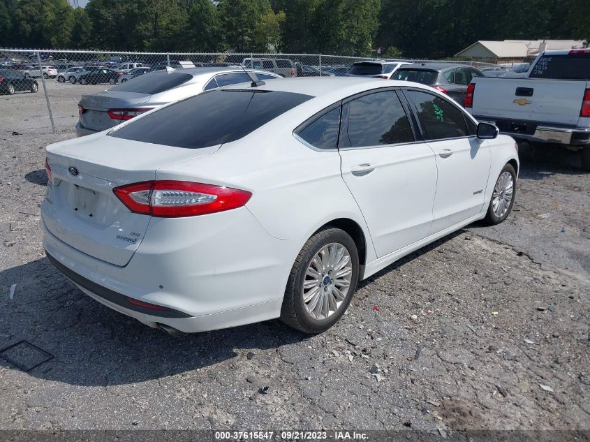 2016 FORD FUSION SE HYBRID - 3FA6P0LU2GR175953