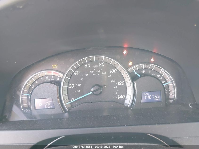 2013 TOYOTA CAMRY L/LE/SE/XLE - 4T1BF1FK7DU687932