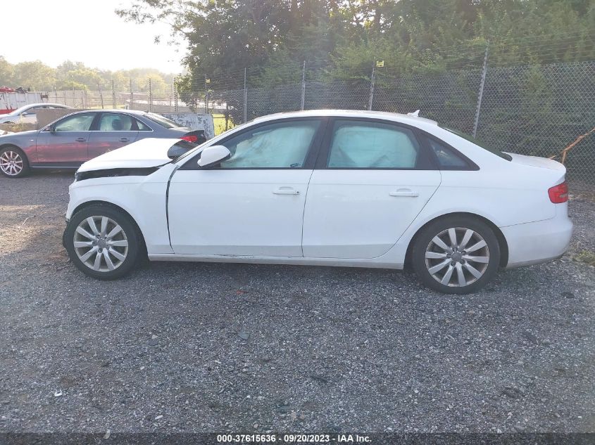 2014 AUDI A4 PREMIUM - WAUBFAFL2EN001205