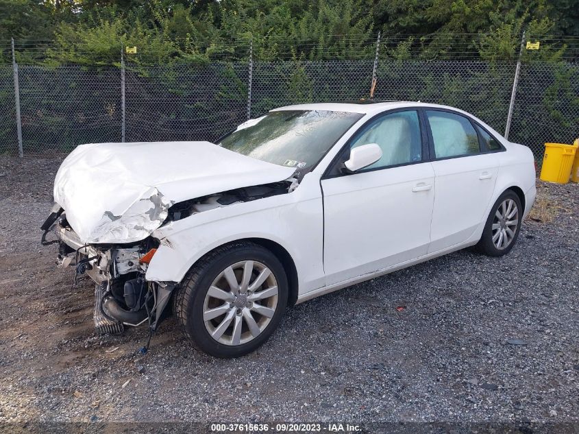 2014 AUDI A4 PREMIUM - WAUBFAFL2EN001205