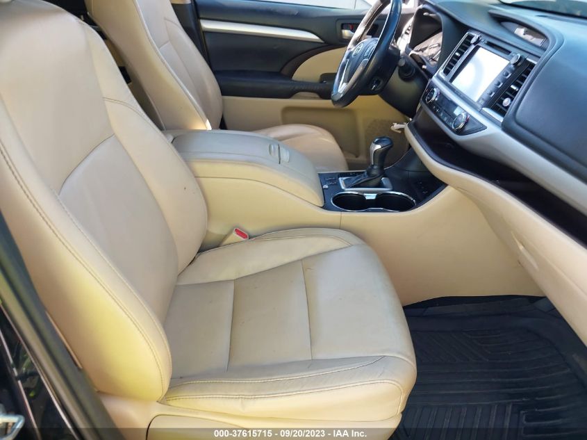2016 TOYOTA HIGHLANDER XLE - 5TDJKRFH6GS243884