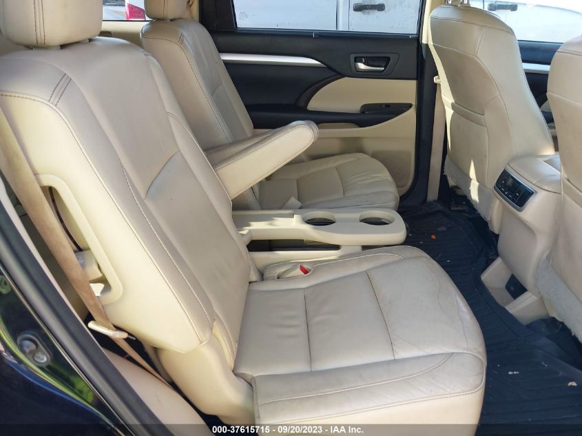 2016 TOYOTA HIGHLANDER XLE - 5TDJKRFH6GS243884
