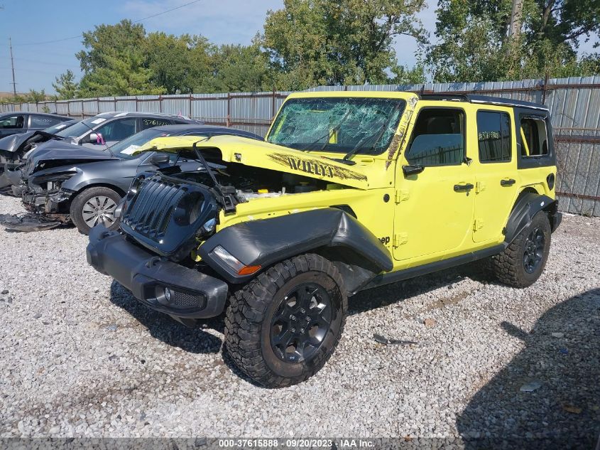 1C4HJXDG2PW523169 Jeep Wrangler SPORT 2