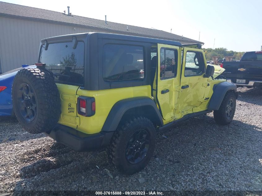 1C4HJXDG2PW523169 Jeep Wrangler SPORT 4