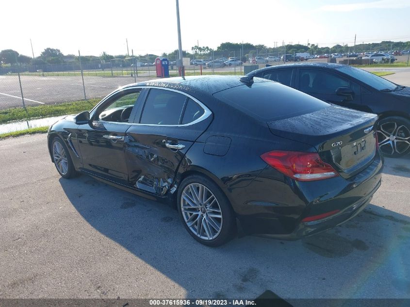2020 GENESIS G70 ELITE - KMTG34LA1LU062779