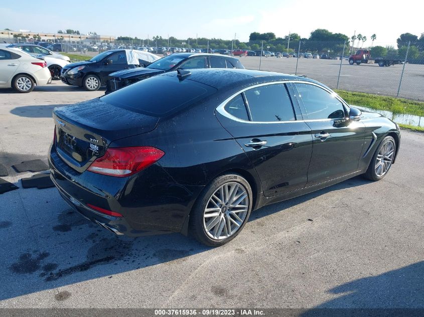 2020 GENESIS G70 ELITE - KMTG34LA1LU062779