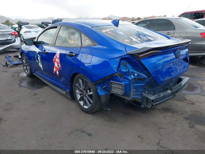 VIN 19XFC1F37LE011968 2020 HONDA CIVIC SEDAN EX