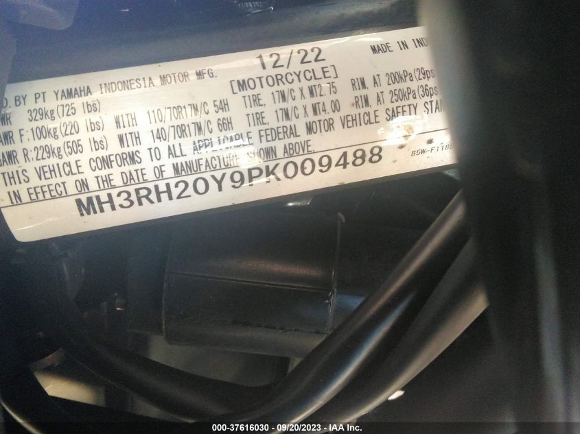 2023 YAMAHA MT-03 - MH3RH20Y9PK009488