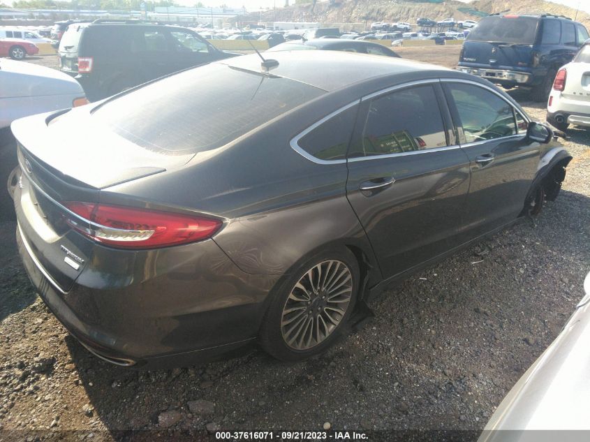 2017 FORD FUSION TITANIUM/PLATINUM - 3FA6P0K9XHR183717