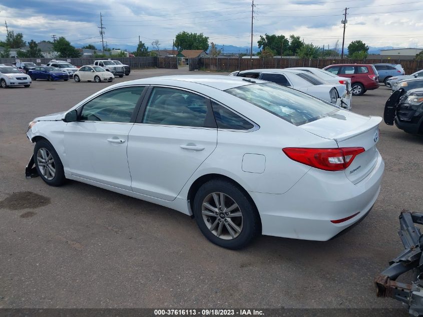 2016 HYUNDAI SONATA 2.4L SE - 5NPE24AF7GH355691