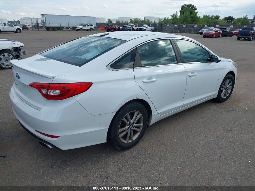 2016 HYUNDAI SONATA 2.4L SE - 5NPE24AF7GH355691