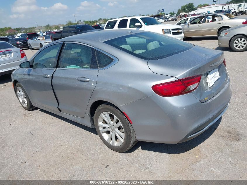 2016 CHRYSLER 200 LIMITED - 1C3CCCAB2GN152451