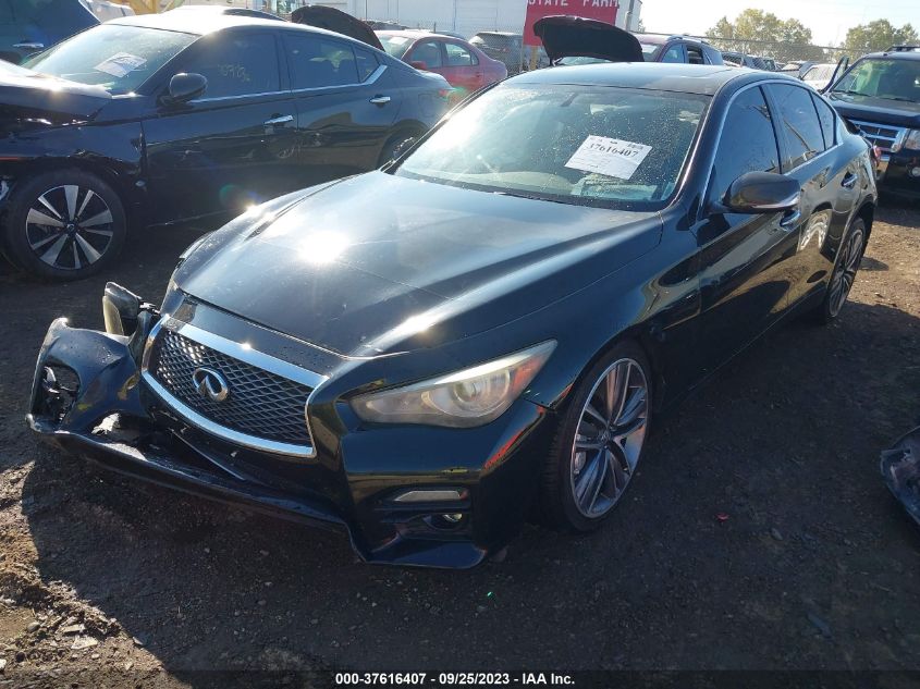 2014 INFINITI Q50 HYBRID SPORT JN1AV7APXEM690191