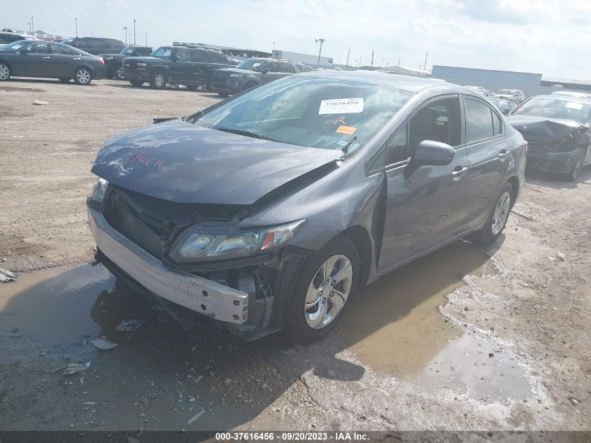 2015 HONDA CIVIC SEDAN LX - 19XFB2F56FE011104