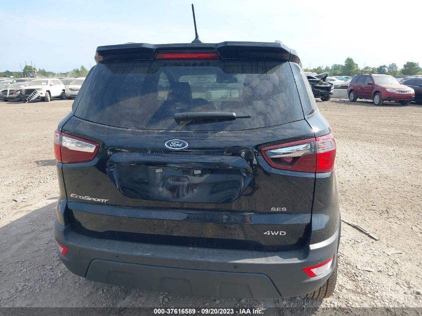2019 FORD ECOSPORT SES - MAJ6S3JL3KC301397