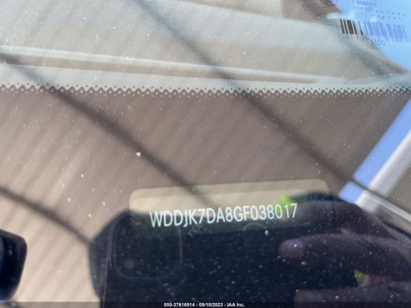 2016 MERCEDES-BENZ SL - WDDJK7DA8GF038017
