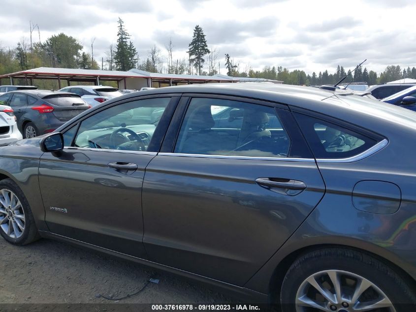 2017 FORD FUSION HYBRID SE - 3FA6P0LU3HR238611