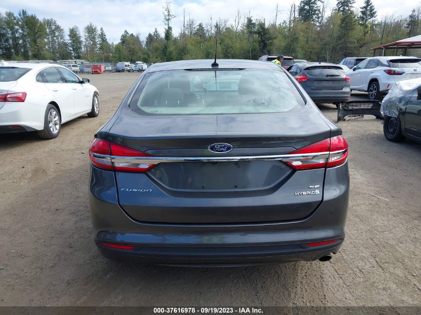 2017 FORD FUSION HYBRID SE - 3FA6P0LU3HR238611