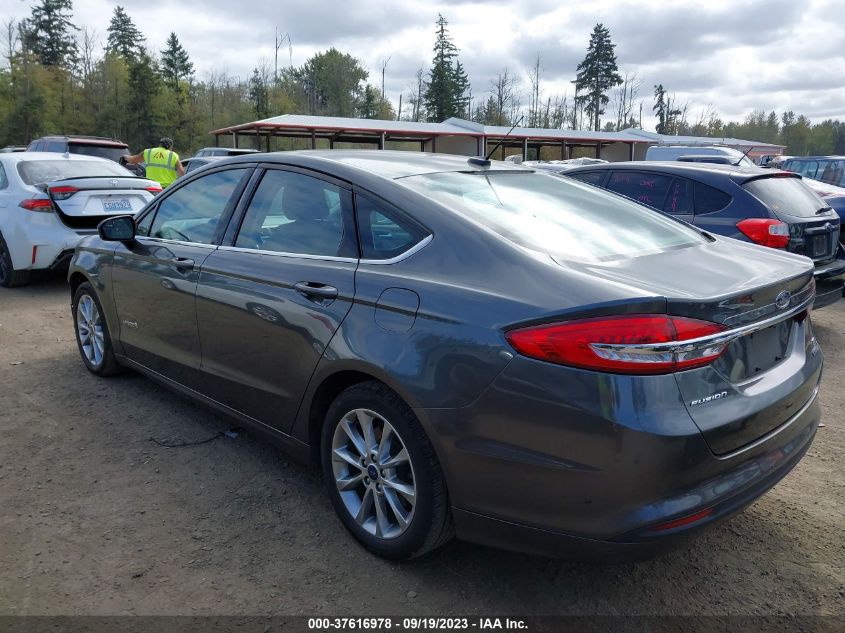 2017 FORD FUSION HYBRID SE - 3FA6P0LU3HR238611