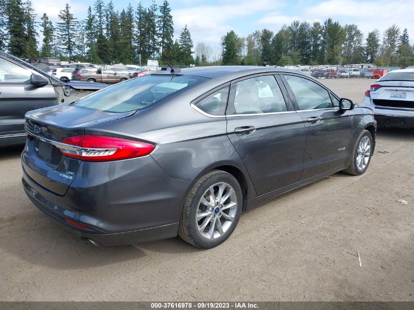 2017 FORD FUSION HYBRID SE - 3FA6P0LU3HR238611