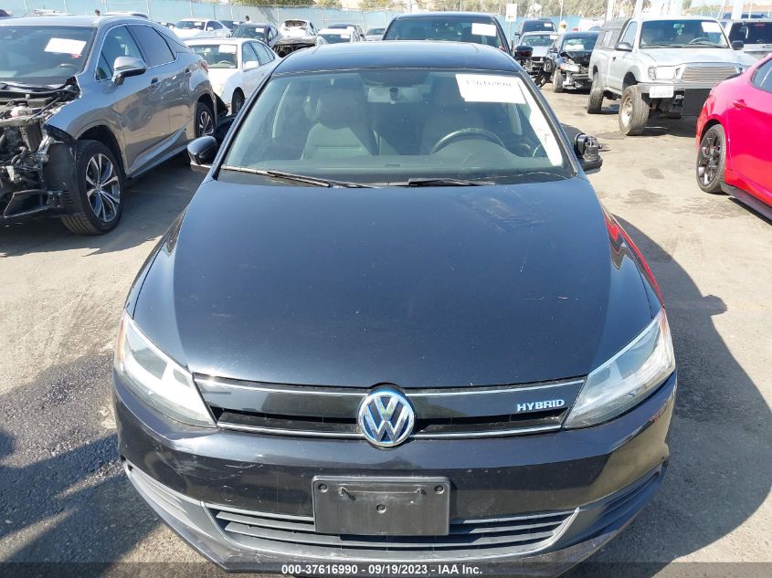 2013 VOLKSWAGEN JETTA SEDAN HYBRID SEL - 3VW637AJ7DM305402