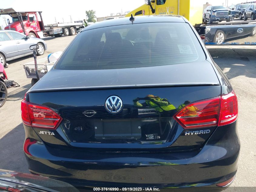 2013 VOLKSWAGEN JETTA SEDAN HYBRID SEL - 3VW637AJ7DM305402