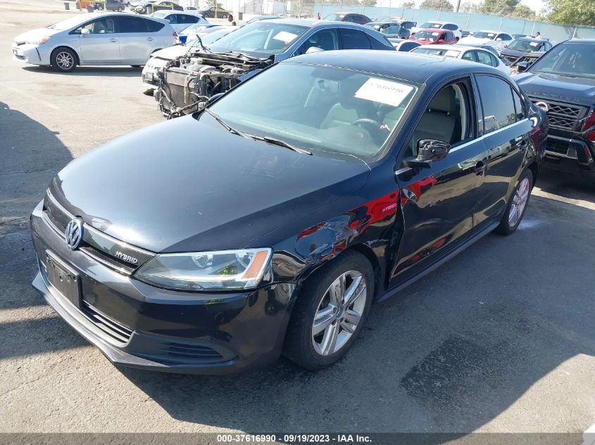 2013 VOLKSWAGEN JETTA SEDAN HYBRID SEL - 3VW637AJ7DM305402