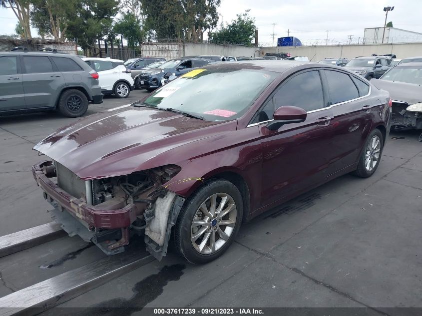 2017 FORD FUSION SE - 3FA6P0H71HR180078