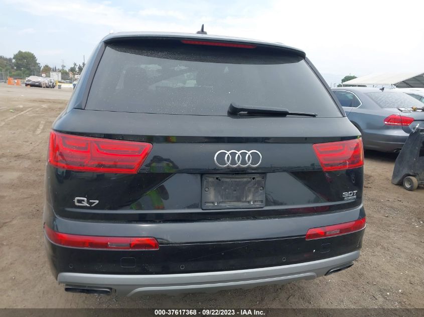 2017 AUDI Q7 PREMIUM - WA1AAAF76HD008212