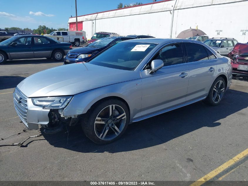 2017 AUDI A4 PREMIUM PLUS - WAUENAF40HN047144