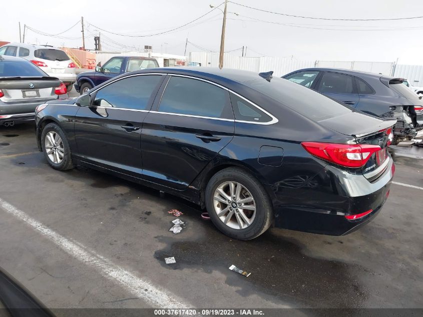 2017 HYUNDAI SONATA 2.4L - 5NPE24AFXHH558933