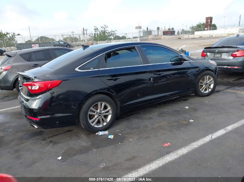 2017 HYUNDAI SONATA 2.4L - 5NPE24AFXHH558933