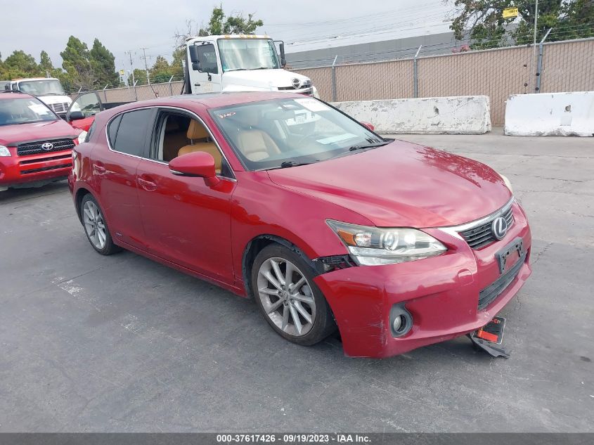 2013 LEXUS CT 200H HYBRID - JTHKD5BH4D2133477