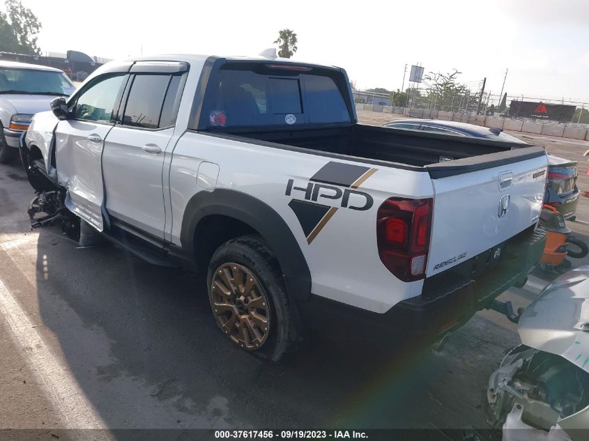 2022 HONDA RIDGELINE BLACK EDITION - 5FPYK3F81NB029843