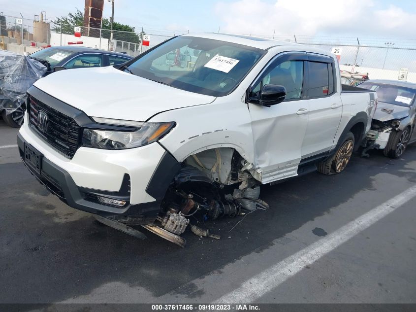 2022 HONDA RIDGELINE BLACK EDITION - 5FPYK3F81NB029843