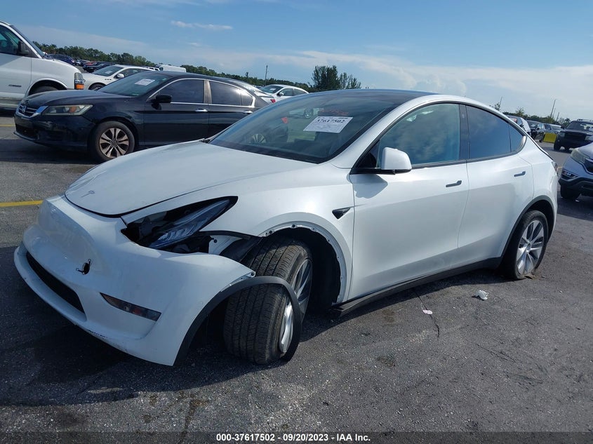 VIN 5YJYGDEE5MF066223 2021 TESLA MODEL Y LONG RANGE