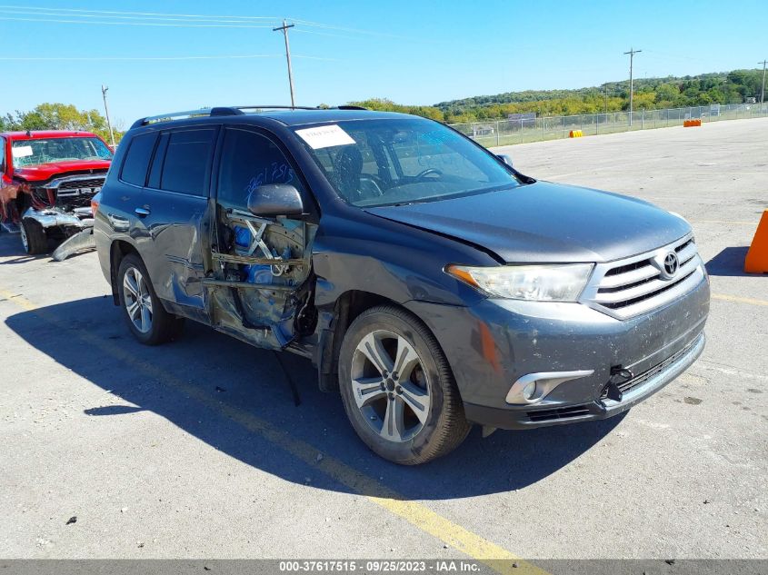 2013 TOYOTA HIGHLANDER LIMITED - 5TDDK3EH8DS267434