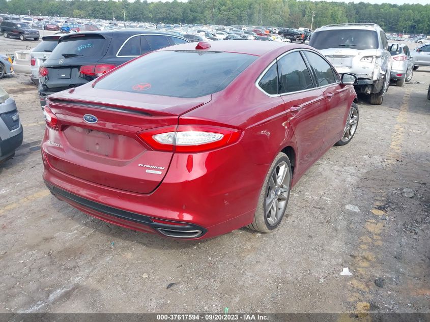 2013 FORD FUSION TITANIUM - 3FA6P0K9XDR174137