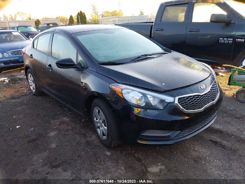 2015 KIA FORTE LX - KNAFK4A69F5405037